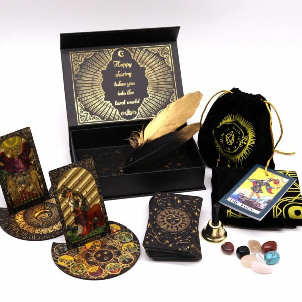Tarot Feuille d'Or - Que la magie opère - Coffret cadeau