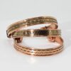 Bracelets avec anneau en cuivre et motif magnétique (assortiments)