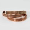 Bracelets avec anneau en cuivre et motif magnétique (assortiments)