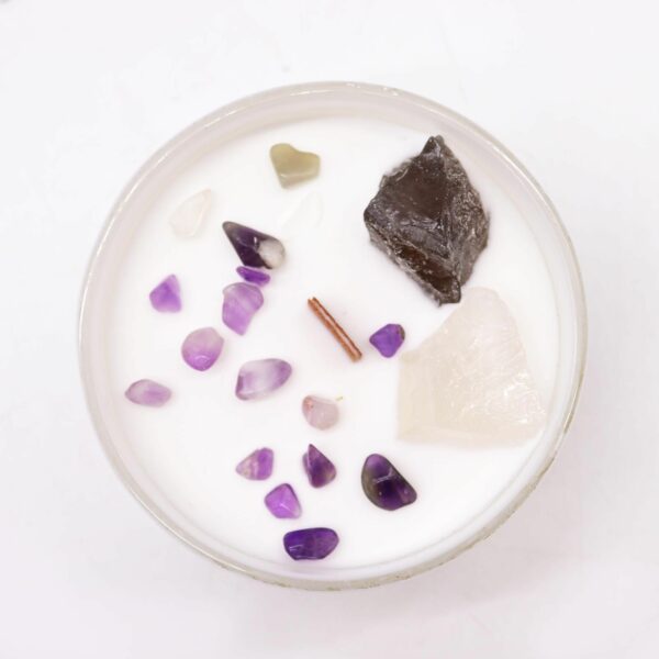 Bougies de cristal Chakra - Chakra Couronne