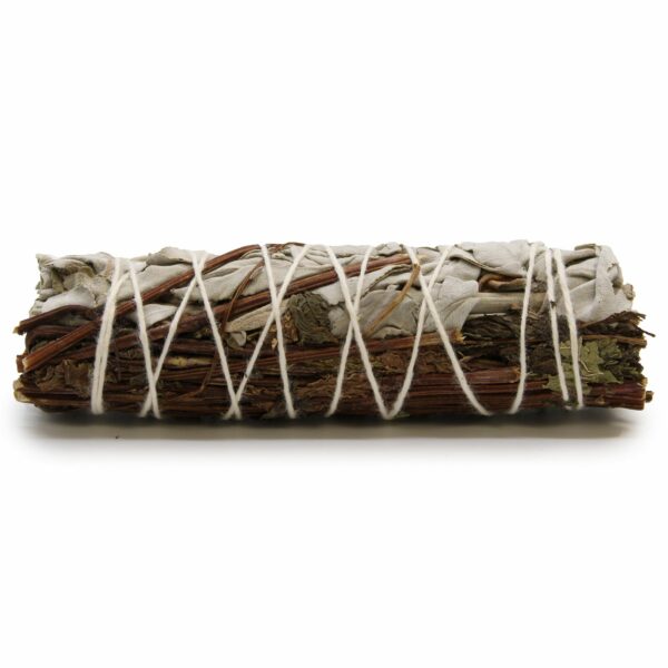 Bouquet d'herbes aromatiques - Sauge blanche et menthe 10 cm