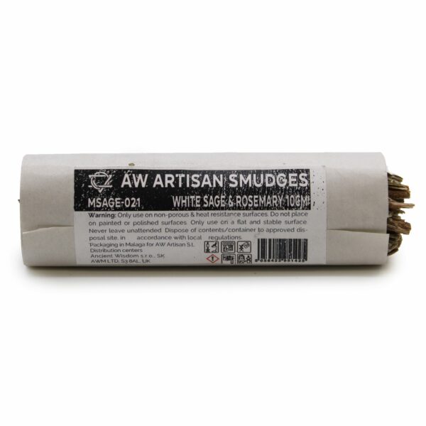 Bouquet d'herbes aromatiques - Sauge blanche et romarin 10 cm