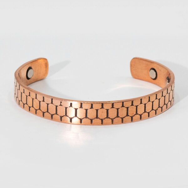 Bracelets pour hommes en cuivre massif avec aimants (assortiments)