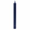 Bougies en vrac de couleur unie – Bleu marine rustique – Lot de 10