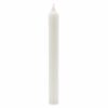 Bougies en vrac de couleur unie - Blanc rustique - Lot de 10