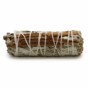 Bouquet d'herbes aromatiques - Sauge blanche et cannelle 10 cm