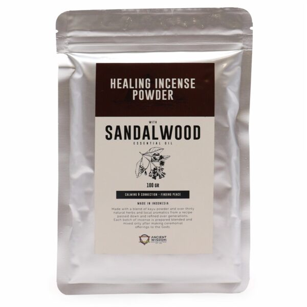 Encens en poudre aux vertus curatives - Bois de santal 100 g