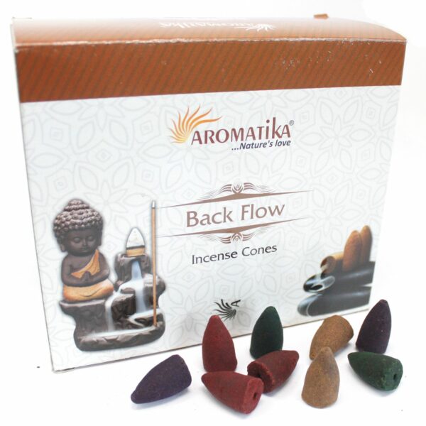 10 cônes d'encens à reflux Aromatika - Lotus