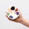 Bougies en cristal Chakra - Sept chakras
