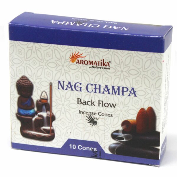 Cônes d'encens à reflux Aromatika - Nag Champa