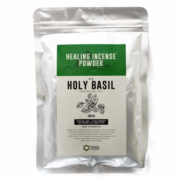 Poudre d'encens aux vertus curatives - Basilic sacré 100 g