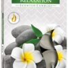 1 lot de 6 bougies chauffe-plat parfumées - Relaxation