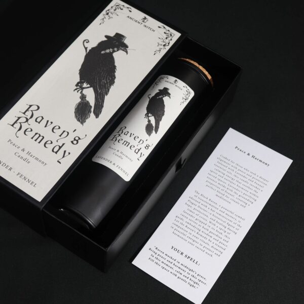 Bougies purificatrices des anciennes sorcières - Remède des corbeaux