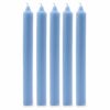 Bougies en vrac de couleur unie - Bleu marine rustique - Lot de 10