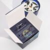 Bougie en cristal du zodiaque avec bracelet en pierre précieuse - Vierge