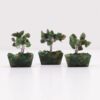 Mini arbre de pierres précieuses sur base d'orgonite - Aventurine verte (15 pierres)