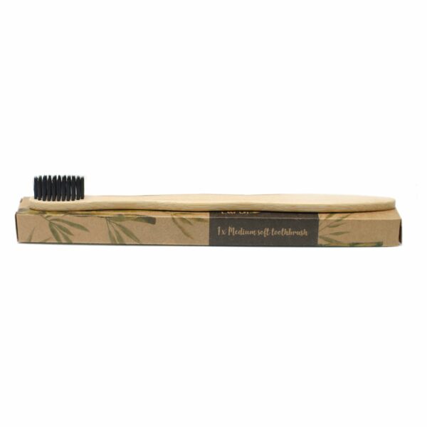 Brosse à dents en bambou - Charbon