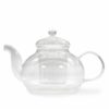Théière en verre avec infuseur - Forme ronde perle - 800 ml