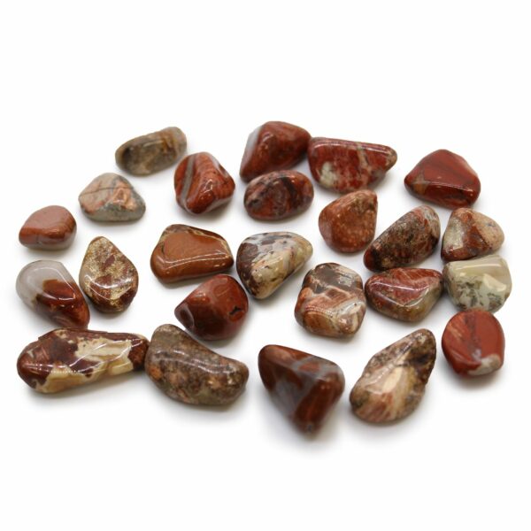 Petites pierres africaines - Jaspe clair - Bréchoïde