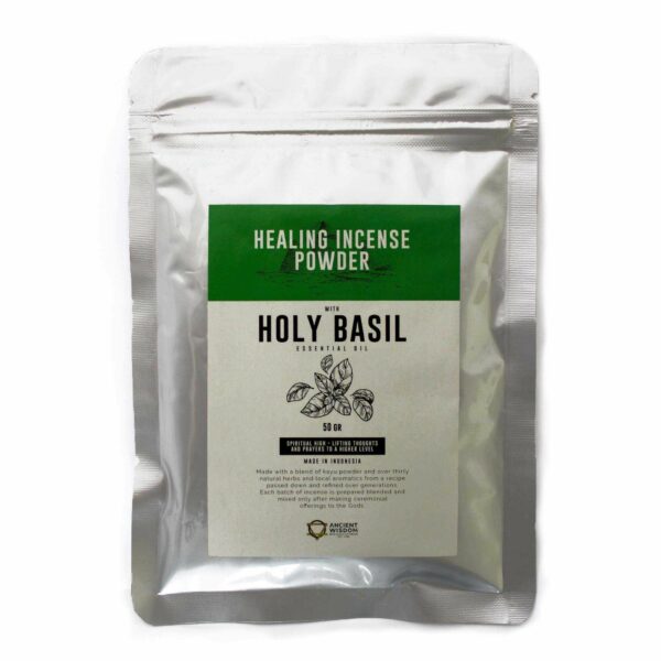 Encens en poudre aux vertus curatives - Basilic sacré 50 g