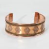 Bracelets en cuivre à large anneau et décoration en laiton (assortiments)