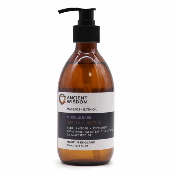 Huile de massage et de bain aromathérapeutique - Soulagement musculaire 300 ml