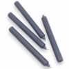 Bougies en vrac de couleur unie - Bleu sarcelle rustique - Lot de 10
