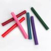 Bougies de table en vrac, couleur unie - Rouge rustique - Lot de 10