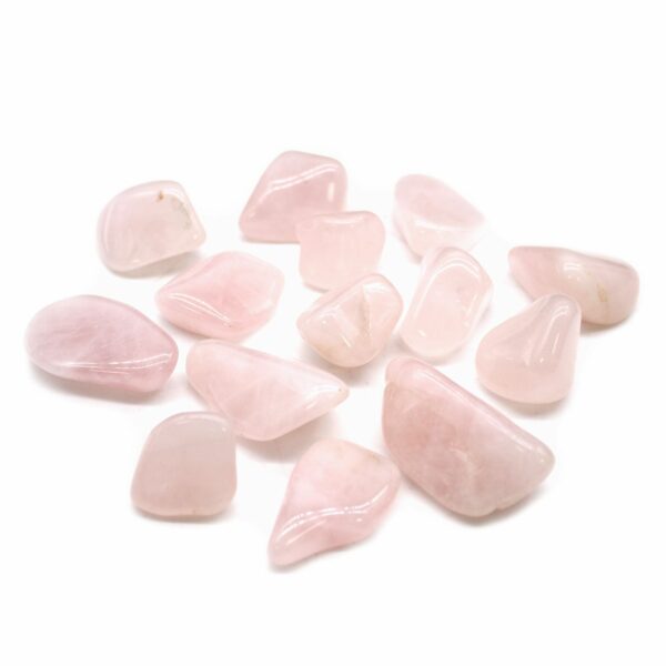 Pierres roulées en quartz rose