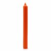 Bougies en vrac de couleur unie - Orange rustique - Lot de 10