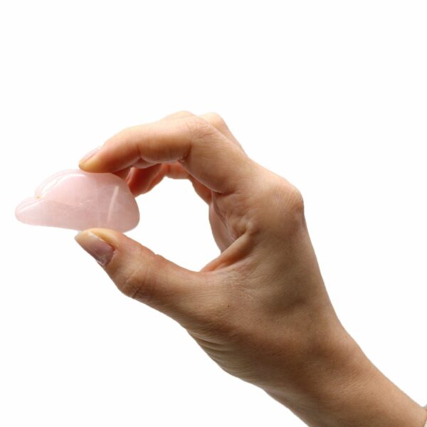 Pierres roulées en quartz rose