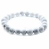 Bracelet énergétique - Jaspe blanc