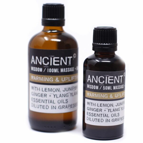 Huile de massage 50 ml - Chaleureuse et vivifiante