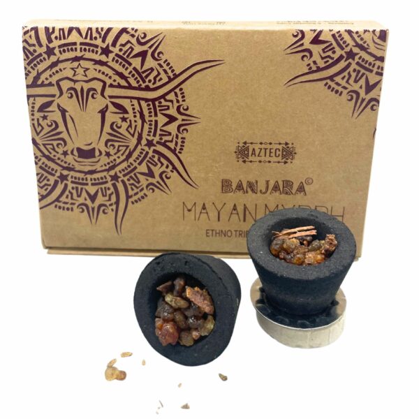 Boîte de 6 paillettes de résine de Banjara - Myrrhe