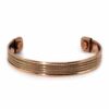 Bracelets avec anneau en cuivre et motif magnétique (assortiments)