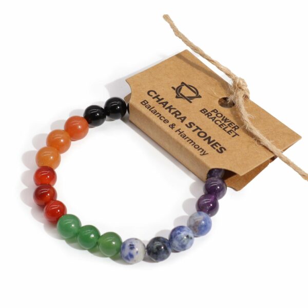 Bracelet énergétique - Pierres de chakra