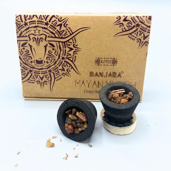 Boîte de 6 paillettes de résine de Banjara - Myrrhe