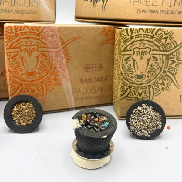 Boîte de 6 paillettes de résine de Banjara - Myrrhe