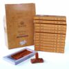 Lot de 15 briquettes d'encens naturelles et brûleur - Bois de santal