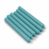 Bougies en vrac de couleur unie - Bleu aqua rustique - Lot de 10