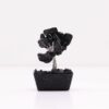 Mini arbre de pierres précieuses sur base d'orgonite - Agate noire (15 pierres)