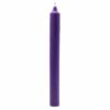 Bougies en vrac de couleur unie - Violet rustique - Lot de 10