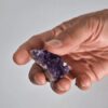 Petit groupe de pierres d'améthyste naturelles de haute qualité (environ 3-8 cm)
