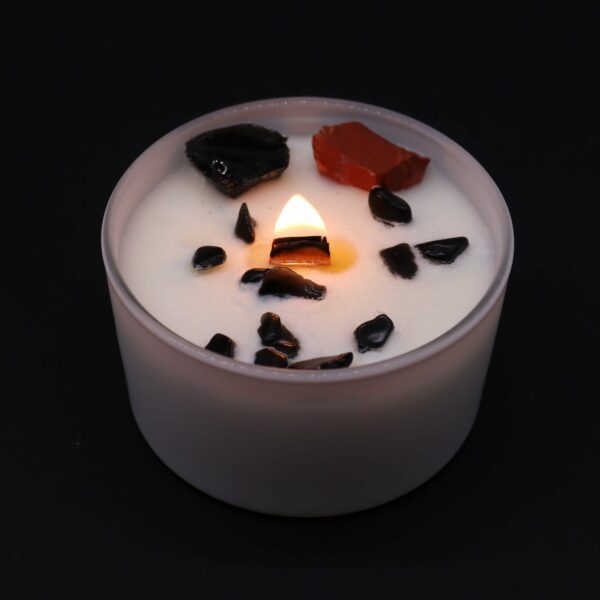 Bougies de cristal Chakra - Chakra racine