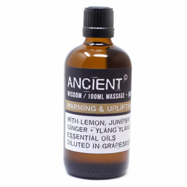 Huile de massage 100 ml - Chaleureuse et vivifiante