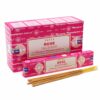 Bâtonnets d'encens Satya 15 g - Rose