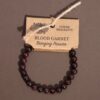 Bracelet énergétique - Grenat de sang