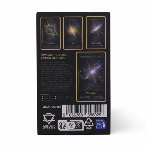 Cartes Oracle de l'Atlas de l'Énergie Céleste - Jeu Spirituel