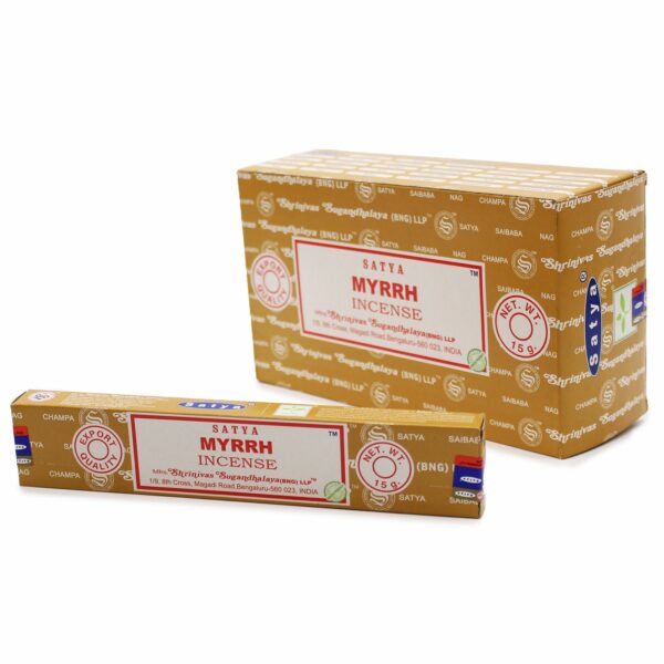 Bâtonnets d'encens Satya 15 g - Myrrhe
