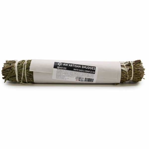 Bouquet d'herbes aromatiques - Sauge blanche et cèdre 22 cm